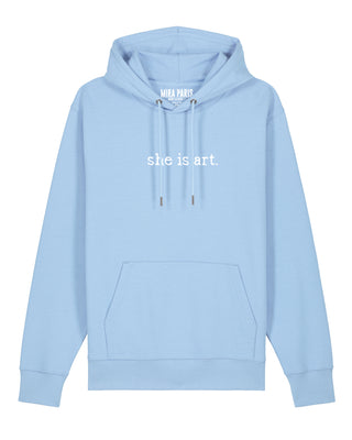 Hoodie Classic Brodé "She is Art"