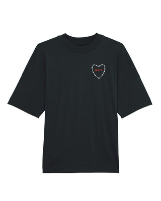 T-shirt Oversize Brodé "Amour"