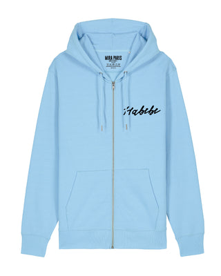 Hoodie à Zip Brodé "Habibi"