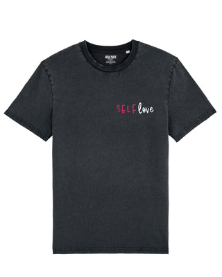 T-shirt Vintage Brodé "Self Love"