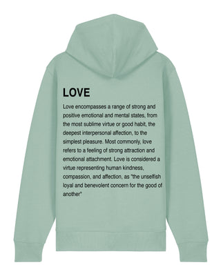 Hoodie à Zip "Love Definition"