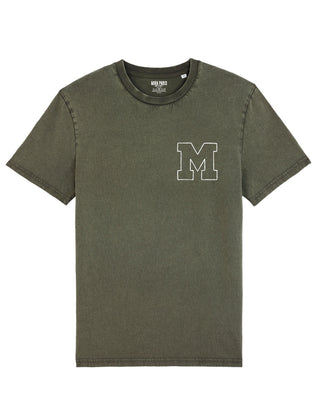 T-shirt Vintage Brodé "M"