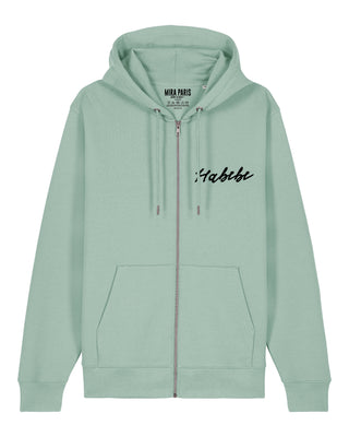 Hoodie à Zip Brodé "Habibi"