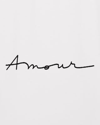 T-shirt Oversize Brodé "Amour"