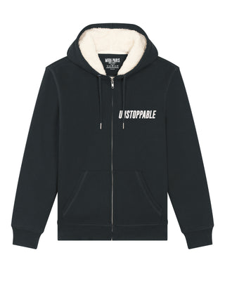 Hoodie Sherpa Brodé "unstoppable"