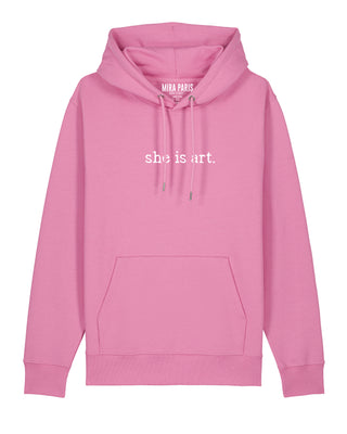 Hoodie Classic Brodé "She is Art"