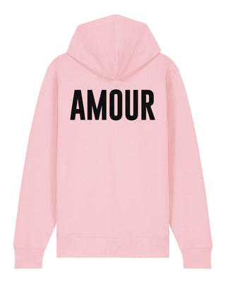 Hoodie à Zip Brodé "Amour"