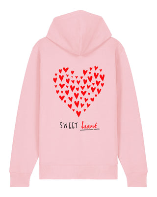 Hoodie à Zip Brodé "Sweet Heart"