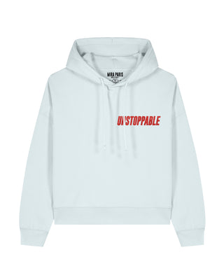 Cropped Hoodie Brodé "Unstoppable"