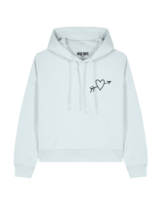 Cropped Hoodie Brodé "El Amor"