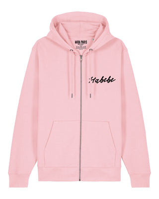 Hoodie à Zip Brodé "Habibi"