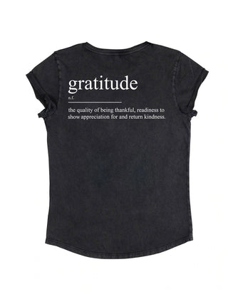 T-shirt Roll Up "Gratitude"