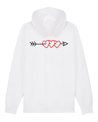 Hoodie à Zip Brodé "Arrow"