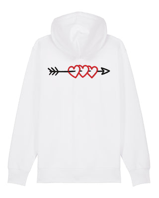 Hoodie à Zip Brodé "Arrow"