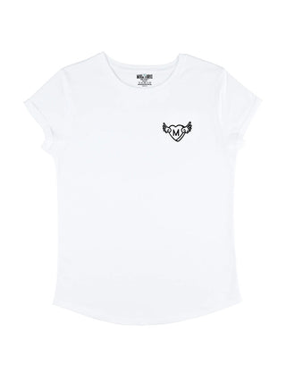 T-shirt Roll Up Brodé "Wings"