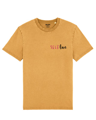 T-shirt Vintage Brodé "Self Love"