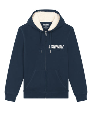 Hoodie Sherpa Brodé "unstoppable"