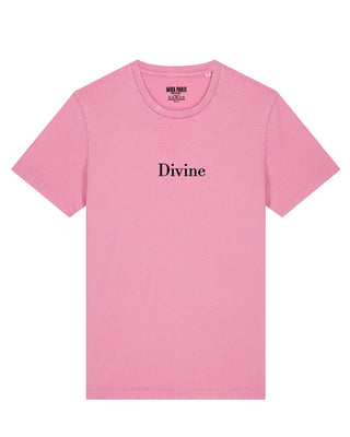 T-shirt Vintage Brodé "Divine"