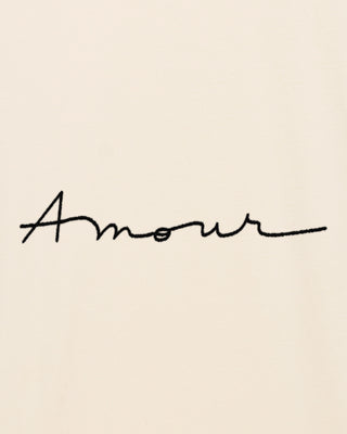 T-shirt Oversize Brodé "Amour"