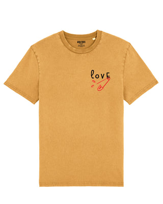 T-shirt Vintage Brodé "Love"