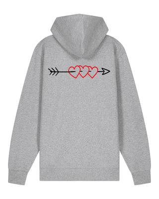 Hoodie à Zip Brodé "Arrow"