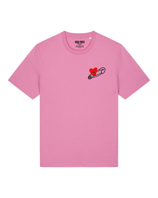 T-shirt Classic Brodé "Coeur Pins"