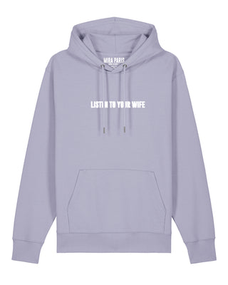 Hoodie Classic Brodé "Listen to Your Wife"