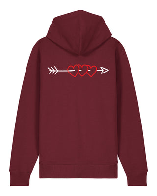 Hoodie à Zip Brodé "Arrow"