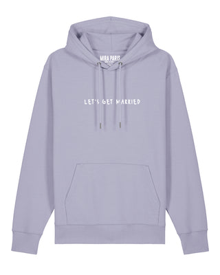 Hoodie Classic Brodé "Let's Get Married"