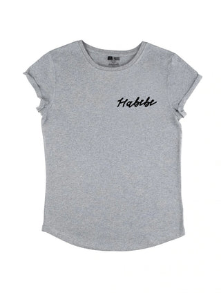 T-shirt Roll Up Brodé "Habibi"