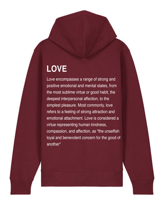 Hoodie à Zip "Love Definition"
