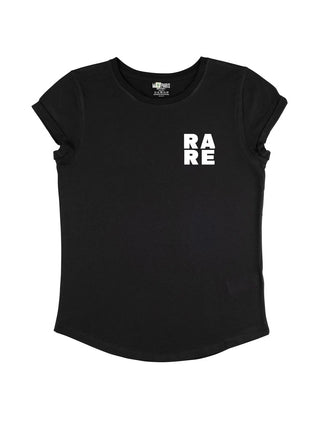 T-shirt Roll Up Brodé "Rare"