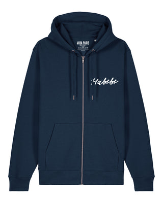 Hoodie à Zip Brodé "Habibi"