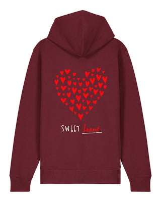 Hoodie à Zip Brodé "Sweet Heart"