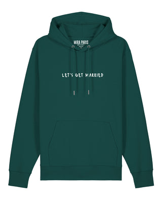 Hoodie Classic Brodé "Let's Get Married"