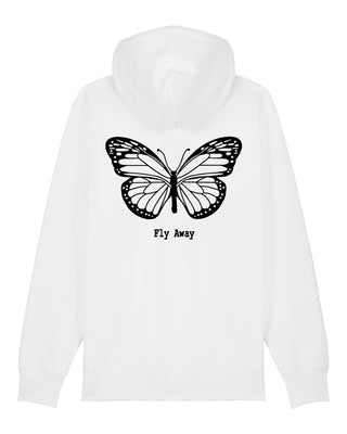 Hoodie à Zip Brodé "Fly Away"