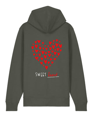 Hoodie à Zip Brodé "Sweet Heart"