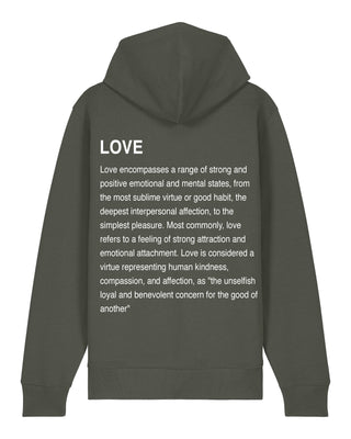 Hoodie à Zip "Love Definition"
