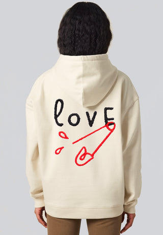 Hoodie Oversize Brodé "Love"