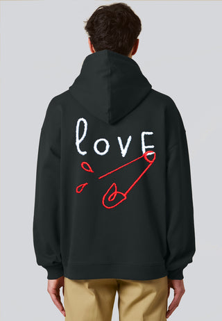 Hoodie Oversize Brodé "Love"