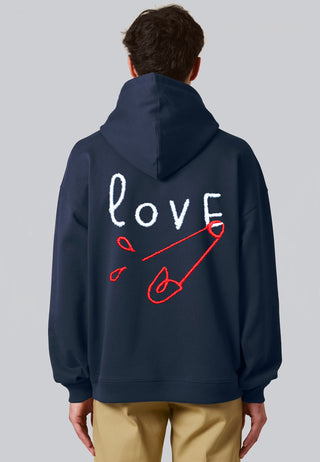 Hoodie Oversize Brodé "Love"