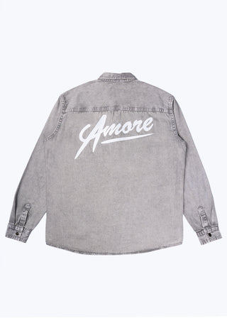 Veste en Jean Brodée "Amore"