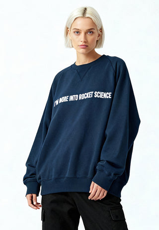 Sweatshirt Raglan Brodé "Rocket Science"