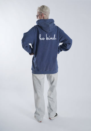 Hoodie Vintage Brodé "Be Kind"
