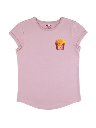 T-shirt Roll Up "Fries Before Men"