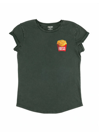 T-shirt Roll Up "Fries Before Men"