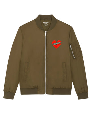 Veste Bomber Brodée "For Never"