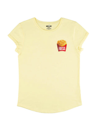 T-shirt Roll Up "Fries Before Men"