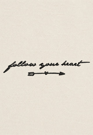 T-shirt Classic Brodé "Follow Your Heart"