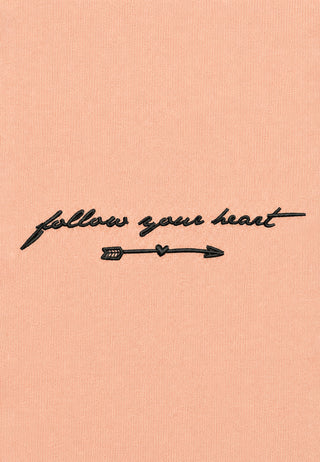 T-shirt Classic Brodé "Follow Your Heart"